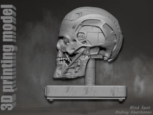 The Terminator T-600 3D 打印模型