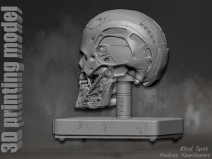 The Terminator T-600 3D 打印模型