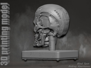 The Terminator T-600 3D 打印模型