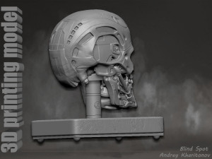 The Terminator T-600 3D 打印模型