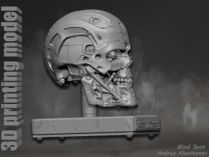 The Terminator T-600 3D 打印模型
