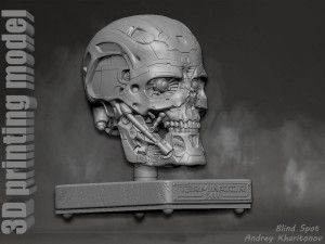 The Terminator T-600 3D 打印模型