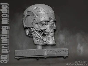 The Terminator T-600 3D Print Model