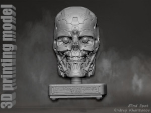 The Terminator T-600 3D 打印模型