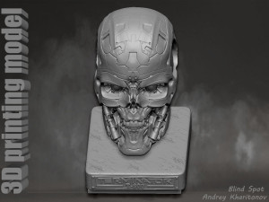 The Terminator T-600 3D 打印模型