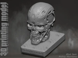 The Terminator T-600 3D Print Model