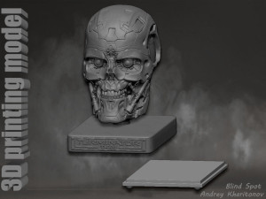 The Terminator T-600 3D 打印模型