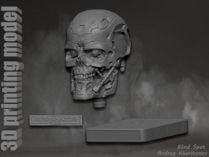 The Terminator T-600 3D 打印模型