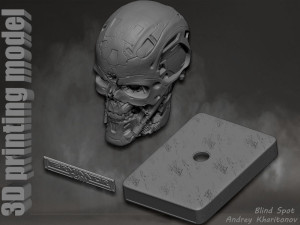 The Terminator T-600 3D 打印模型