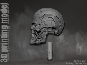 The Terminator T-600 3D 打印模型
