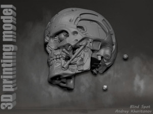 The Terminator T-600 3D 打印模型
