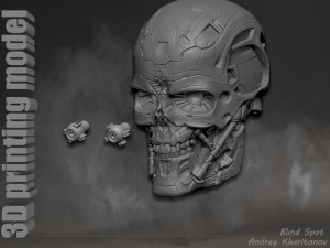 The Terminator T-600 3D 打印模型