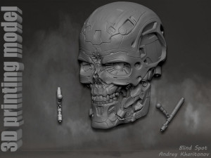 The Terminator T-600 3D 打印模型