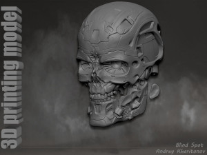 The Terminator T-600 3D 打印模型