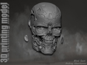 The Terminator T-600 3D 打印模型