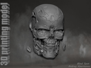 The Terminator T-600 3D 打印模型