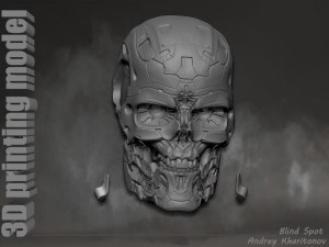 The Terminator T-600 3D 打印模型