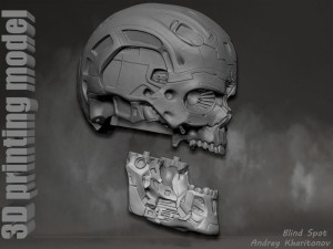 The Terminator T-600 3D 打印模型