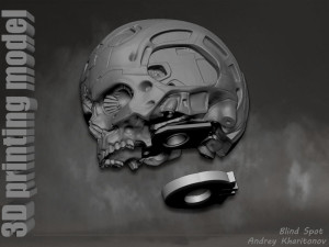 The Terminator T-600 3D 打印模型