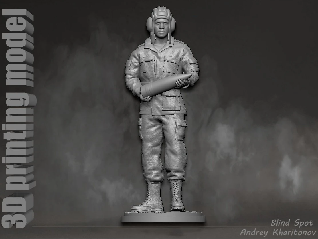 The tanker 3D Print Model .c4d .max .obj .3ds .fbx .stl .blend 