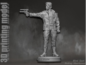 TERMINATOR 1 in 2 Model Cetak 3D