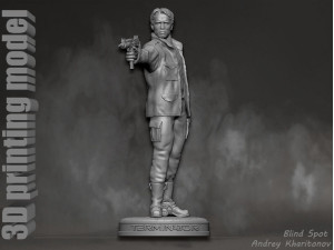 TERMINATOR 1 in 2 Model Cetak 3D