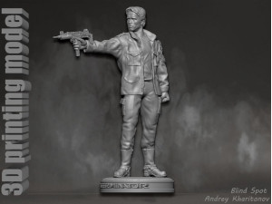 TERMINATOR 1 in 2 Model Cetak 3D