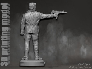 TERMINATOR 1 in 2 Model Cetak 3D