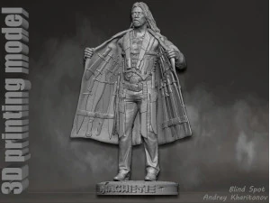 Machete 3D Print Model