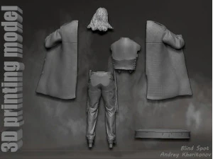 Machete 3D Print Model