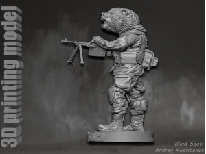 Russian bear Modelo de impresión 3D