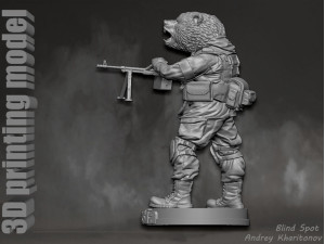 Russian bear Modelo de impresión 3D