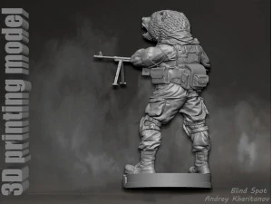 Russian bear 3D Print Model
