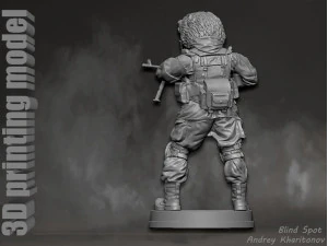 Russian bear 3D Print Model
