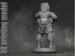Russian bear 3D Print Model