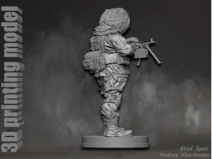 Russian bear 3D Print Model