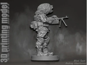 Russian bear 3D Print Model