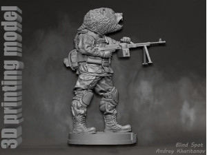 Russian bear Modelo de impresión 3D