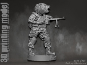 Russian bear Modelo de impresión 3D