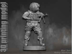 Russian bear Modelo de impresión 3D