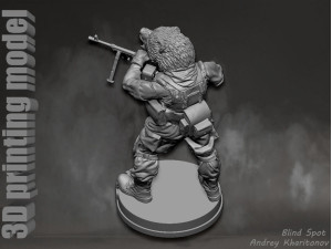 Russian bear Modelo de impresión 3D