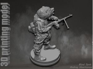 Russian bear Modelo de impresión 3D