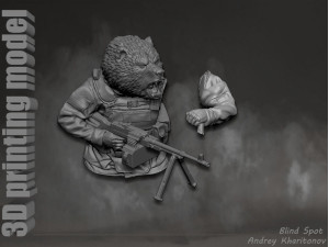 Russian bear Modelo de impresión 3D
