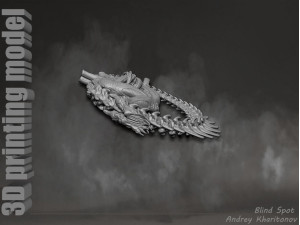 The pendant is alien 3D 프린트 모델