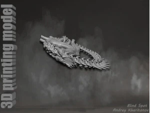 The pendant is alien 3D Print Model