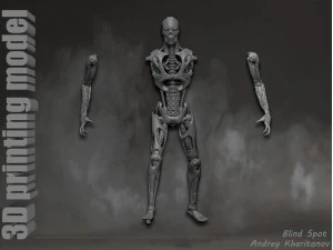 TERMINATOR REV9 3D Print Model