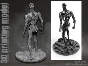 TERMINATOR REV9 3D Print Model