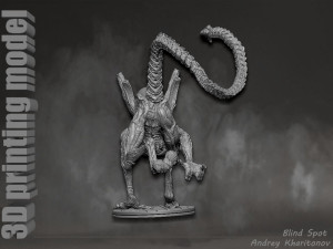 Alien dog 3D Print Model