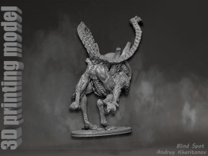 Alien dog 3D Print Model
