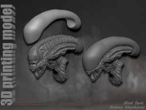 Alien dog 3D Print Model